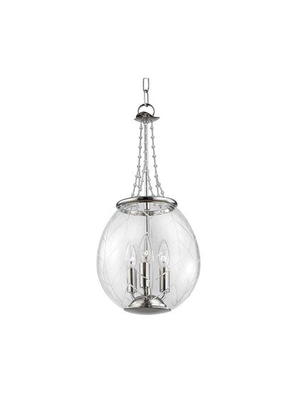 Pierce Small Pendant in Polished Nickel.